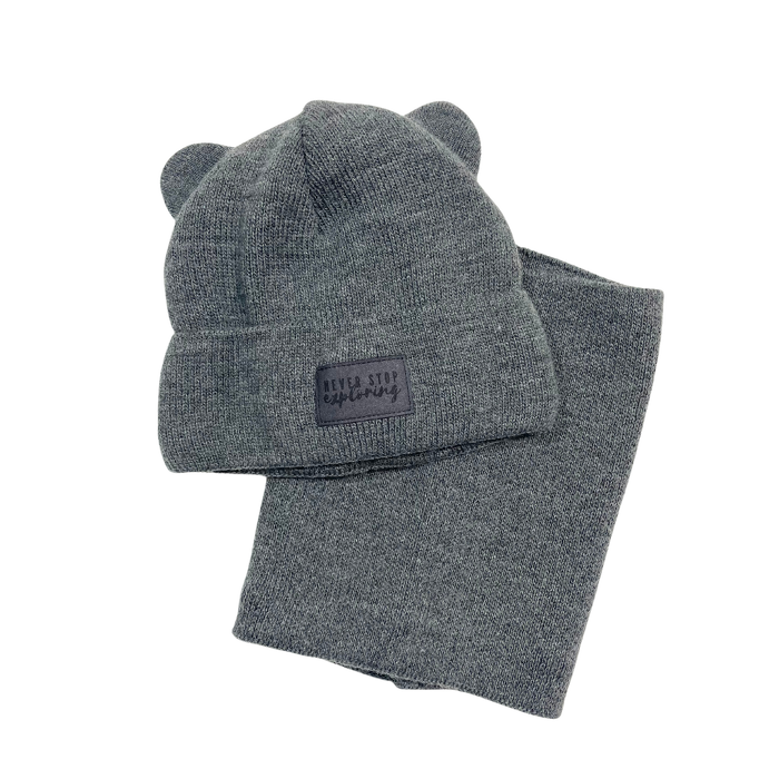 288-22 BEANIE BEAR  / DARK GRAY
