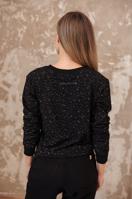 306-22 LONGSLEEVE / AURORA BOREALIS - BLACK