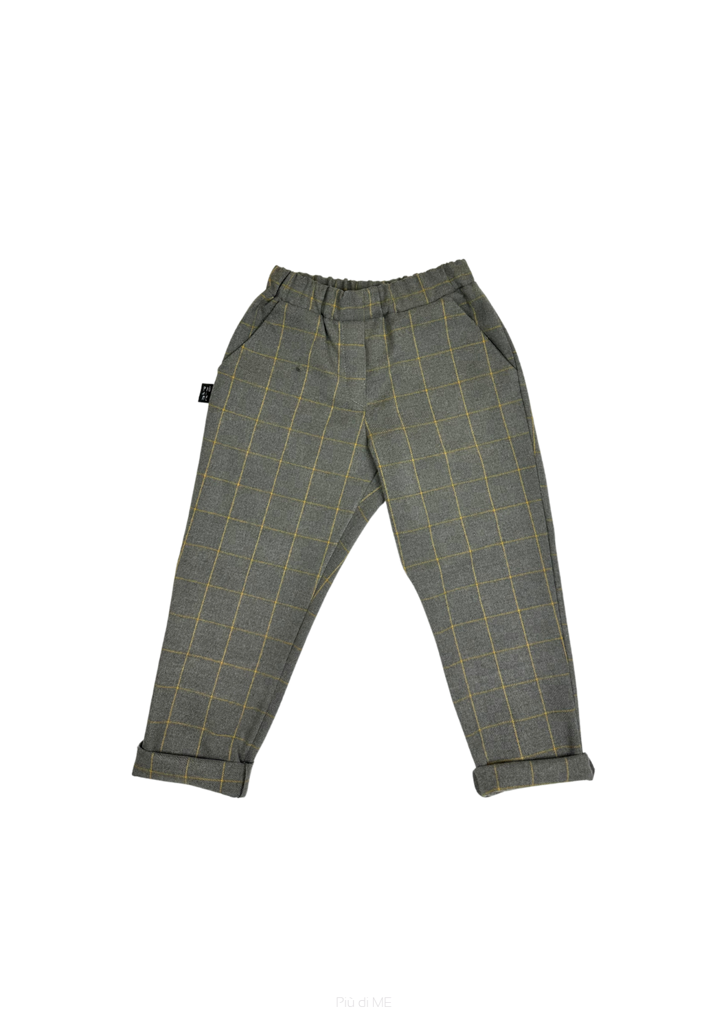 231-25 TROUSERS /GRAY CHEQUERED 