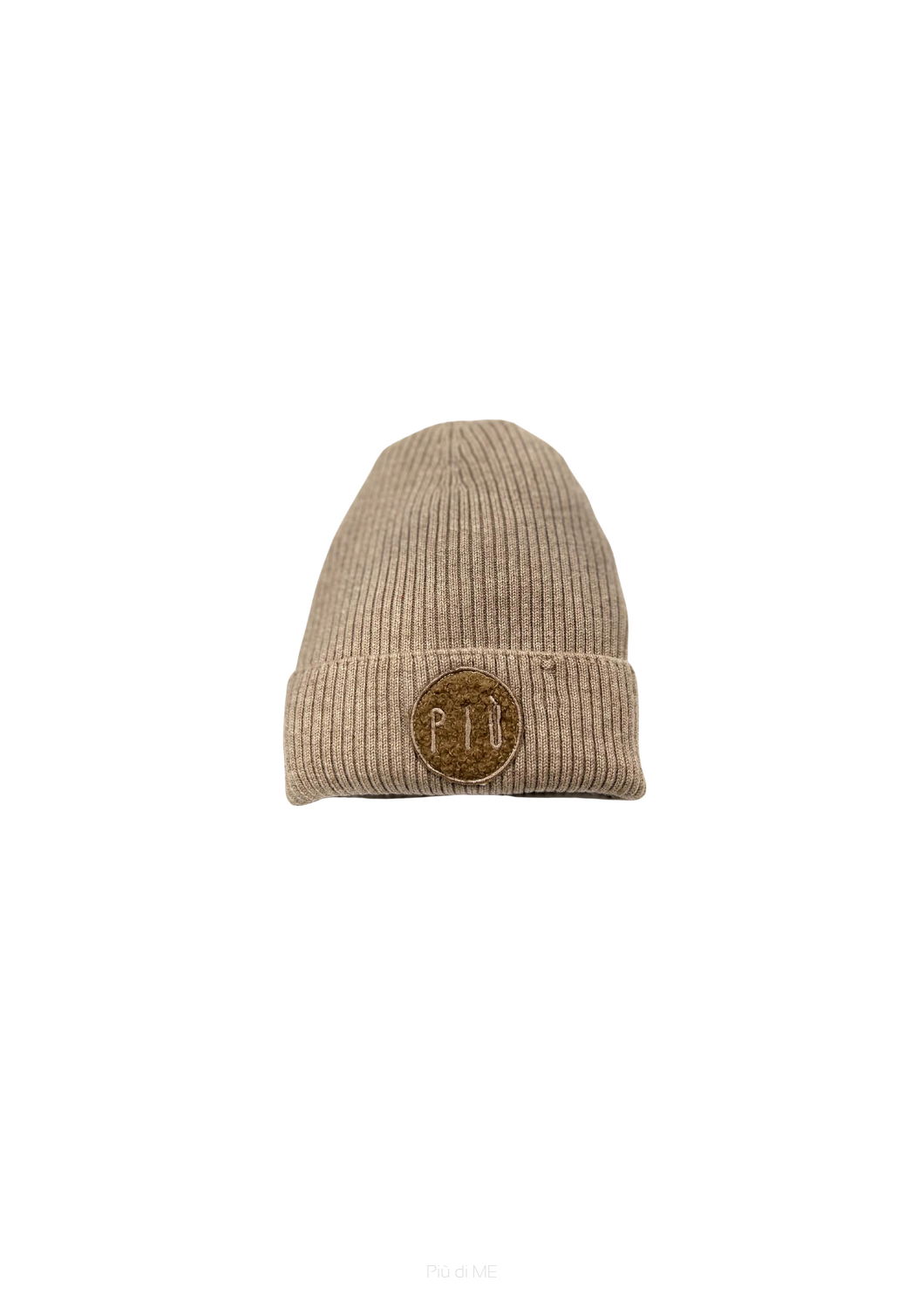 305-24	CZAPKA / BEANIE ,, PIU ''/ BROWN 100% WOOL