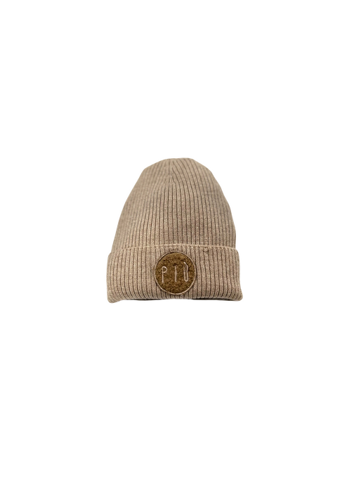 305-24	CZAPKA / BEANIE ,, PIU ''/ BROWN 100% WOOL