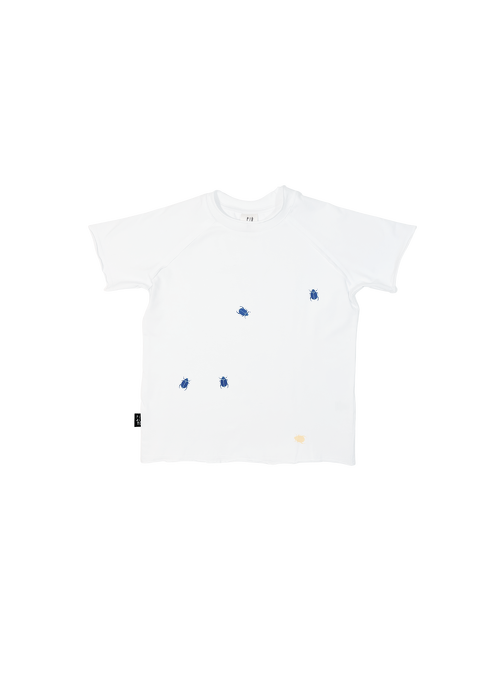 104-22 T-SHIRT / WHITE BEETLE