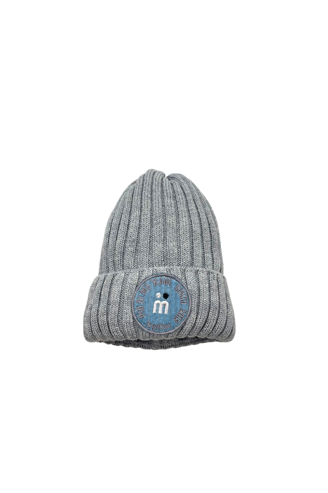 192-23 CZAPKA / BEANIE WINTER WH WOOL / GRAY