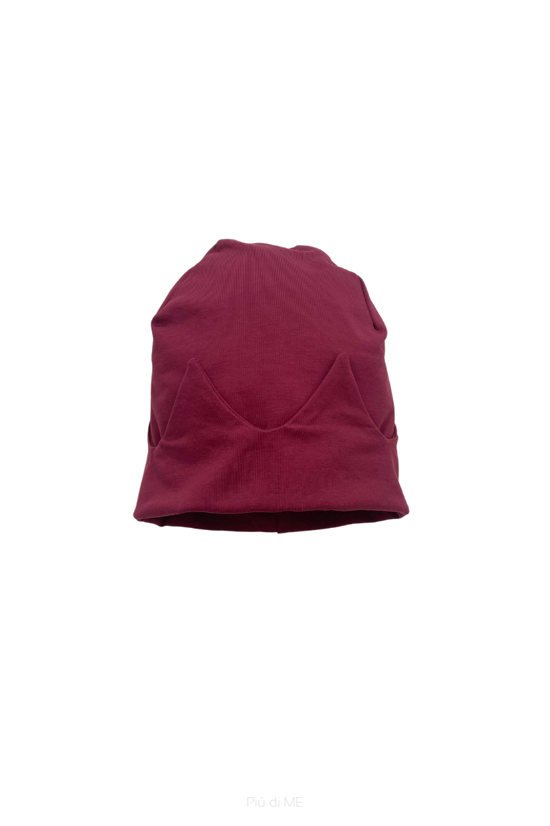 188-23 CROWN BEANIE / BURGUNDY