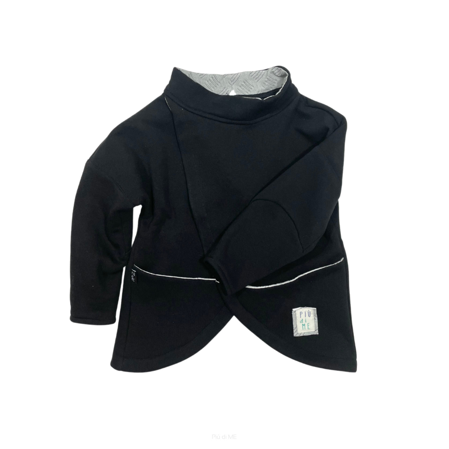 085-21 PONCHO BUMBLEBEE black
