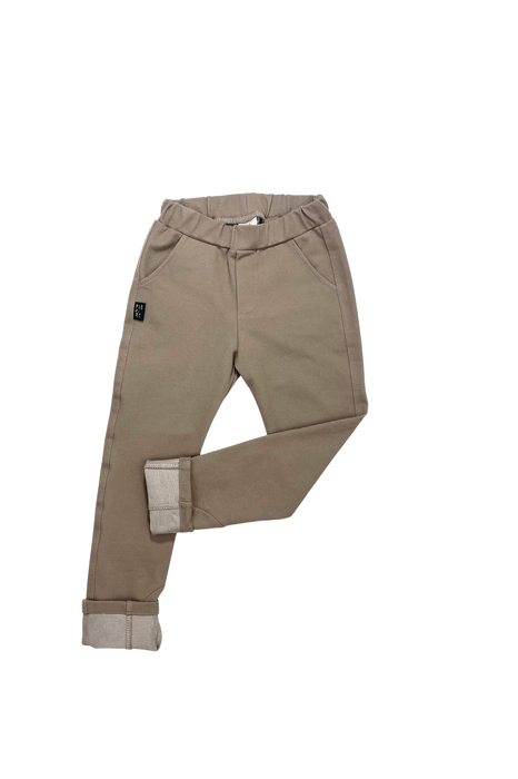 126-23 SLIM JEANS / CAPPUCCINO-100% CO