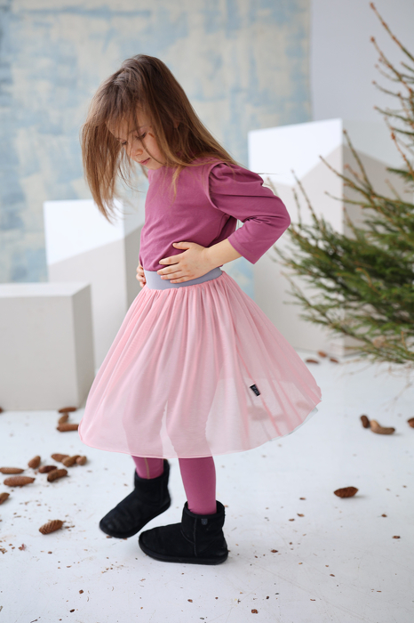 217-22 TULLE SKIRT / ,,STAR'' DOUBLE COLOR