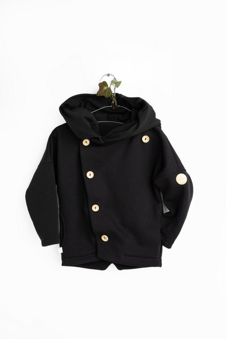 19-104 HOODIE SECRET MONK / black
