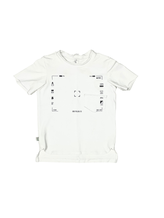 41-21T-SHIRT / WHITE "CAMERA"